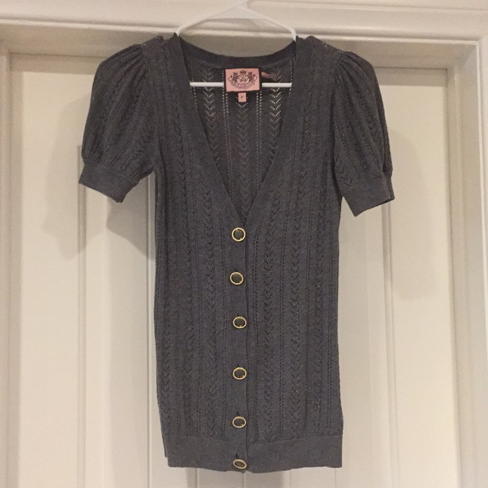 Juicy short sleeved cardigan!